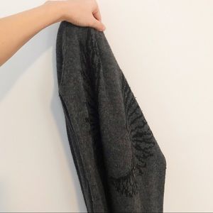 Grey Angel Wing Sweater